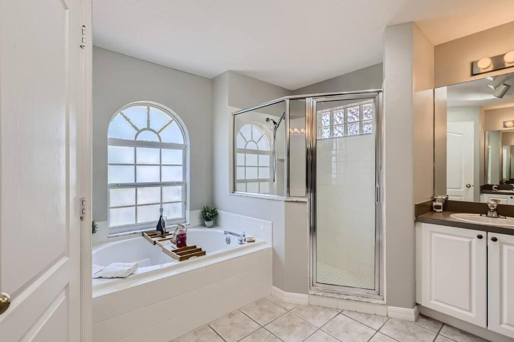 New Modern Relaxing 4 Bedroom Pool Villa Near Disney'S Parks ダベンポート エクステリア 写真